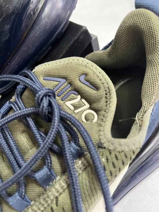 Nike Air Max 270 Olive Green Navy Running Shoes Men’s 8.5 AH8050-303 main image 12